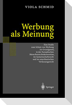 Werbung als Meinung