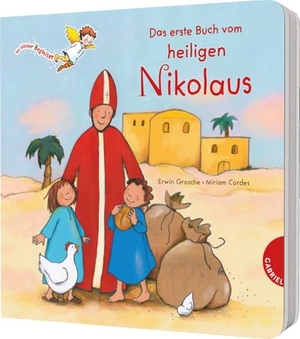 Grosche, Erwin. Dein kleiner Begleiter: Das erste Buch vom heiligen Nikolaus - Pappbilderbuch in Reimen. Gabriel Verlag, 2025.