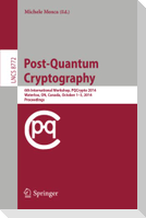Post-Quantum Cryptography
