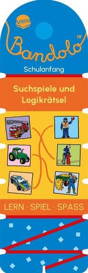 Barnhusen, Friederike. Bandolo. Suchspiele und Logikrätsel - Lernspiel mit Lösungskontrolle ab 5 Jahren. Arena Verlag GmbH, 2026.