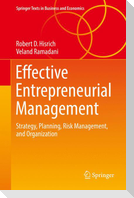 Effective Entrepreneurial Management