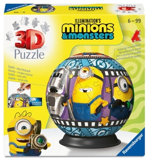3D Puzzle-Ball Minions 3 - Erlebe Puzzeln in der 3. Dimension. Ravensburger Spieleverlag, 2026.
