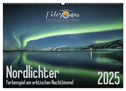 Nordlichter - Farbenspiel am arktischen Nachthimmel (Wandkalender 2025 DIN A2 quer), CALVENDO Monatskalender