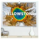 Yellowstone - Wie von einem anderen Stern. (hochwertiger Premium Wandkalender 2025 DIN A2 quer), Kunstdruck in Hochglanz
