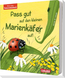 Pass gut auf den kleinen Marienkäfer auf