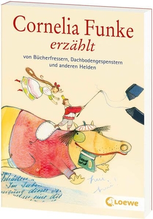 Funke, Cornelia. Cornelia Funke erzählt von Bücherfressern, Dachbodengespenstern und anderen Helden - Wundervolles Vorlesebuch für Kinder ab 7 Jahre. Loewe Verlag GmbH, 2011.