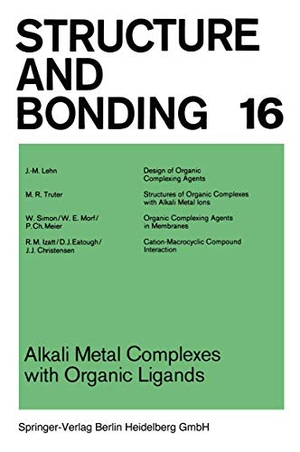 Lehn, J. -M. / Truter, M. R. et al. Alkali Metal Complexes with Organic Ligands. Springer Berlin Heidelberg, 1973.
