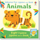 Usborne First Jigsaws and Book: Animals