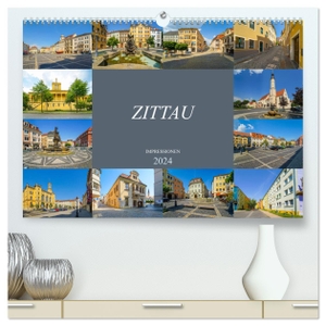 Meutzner, Dirk. Zittau Impressionen (hochwertiger Premium Wandkalender 2024 DIN A2 quer), Kunstdruck in Hochglanz - Die Stadt im Dreiländereck. Calvendo, 2023.