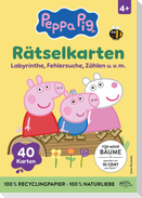 Peppa Pig Rätselkarten: Labyrinthe, Fehlersuche, Zählen u. v. m.