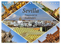 Sevilla - Traumziel in Andalusien (Tischkalender 2024 DIN A5 quer), CALVENDO Monatskalender