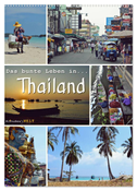 Das bunte Leben in Thailand (Wandkalender 2025 DIN A2 hoch), CALVENDO Monatskalender