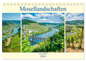 Mosellandschaften (Tischkalender 2024 DIN A5 quer), CALVENDO Monatskalender