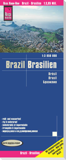 Reise Know-How Landkarte Brasilien / Brazil (1:3.850.000)