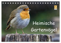 Heimische Gartenvögel (Tischkalender 2024 DIN A5 quer), CALVENDO Monatskalender