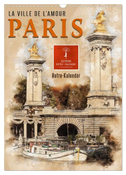 Paris - la Ville de l'amour (Wandkalender 2024 DIN A3 hoch), CALVENDO Monatskalender