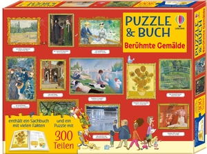 Dickins, Rosie. Puzzle & Buch: Berühmte Gemälde - Set aus 300-teiligem Puzzle und Begleitbuch zum Thema Kunst - ab 6 Jahren. Usborne Verlag, 2023.