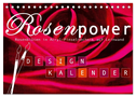 Rosenpower (Tischkalender 2024 DIN A5 quer), CALVENDO Monatskalender