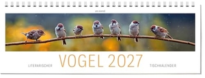 Ars, Vivendi. Tischkalender Vogel 2027 - Wochentischkalender. Ars Vivendi, 2026.