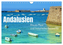 Andalusien, blaues Meer und historische Bauwerke (Wandkalender 2024 DIN A4 quer), CALVENDO Monatskalender
