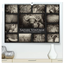 Safari Vintage (hochwertiger Premium Wandkalender 2025 DIN A2 quer), Kunstdruck in Hochglanz