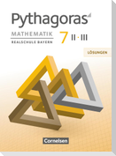Pythagoras 7. Jahrgangsstufe (WPF II/III) - Lösungen zum Schülerbuch