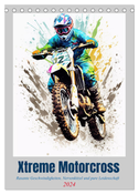 Xtreme Crossfire (Tischkalender 2024 DIN A5 hoch), CALVENDO Monatskalender