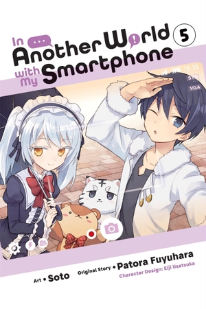 Fuyuhara, Patora. In Another World with My Smartphone, Vol. 5 (Manga). Yen Press, 2022.
