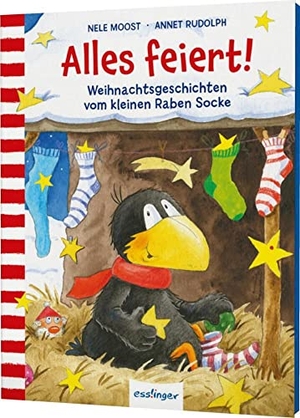 Moost, Nele. Der kleine Rabe Socke: Alles feiert! - Weihnachtsgeschichten vom kleinen Raben Socke | Mini-Bilderbuch. Esslinger Verlag, 2023.