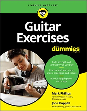 Chappell, Jon / Mark Phillips. Guitar Exercises For Dummies. John Wiley & Sons Inc, 2020.