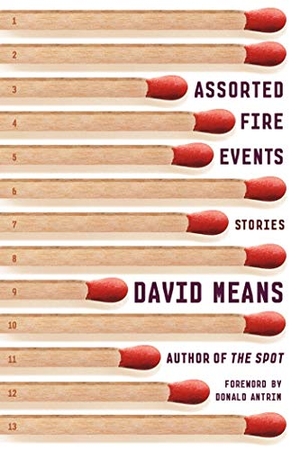 Means, David. Assorted Fire Events - Stories. Farrar, Strauss & Giroux-3PL, 2012.