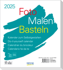 Foto-Malen-Basteln Bastelkalender weiß 2025