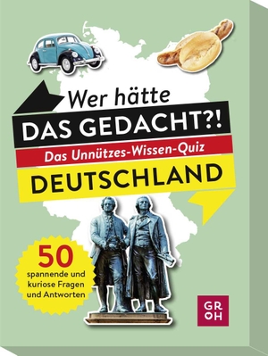 Lieb, Susanne. Wer hätte das gedacht?! Das Unnützes-Wissen-Quiz Deutschland - Rätselbox mit 50 spannenden und kuriosen Fragen und Antworten. Groh Verlag, 2023.