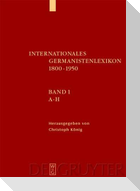 Internationales Germanistenlexikon 1800 - 1950
