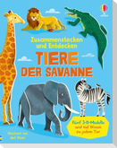 Zusammenstecken und Entdecken: Tiere der Savanne