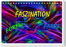 Faszination Form und Farbe (Tischkalender 2024 DIN A5 quer), CALVENDO Monatskalender