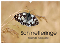 Schmetterlinge - fliegende Kunstwerke (Wandkalender 2024 DIN A3 quer), CALVENDO Monatskalender