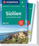 KOMPASS Wanderführer Sizilien und Liparische Inseln, 60 Touren mit Extra-Tourenkarte