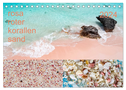 rosaroter korallensand (Tischkalender 2024 DIN A5 quer), CALVENDO Monatskalender