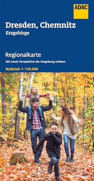 ADAC Regionalkarte Blatt 10 Dresden, Chemnitz 1:150.000 - Erzgebirge. ADAC, 2020.