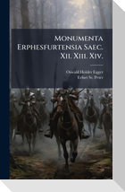 Monumenta Erphesfurtensia Saec. Xii. Xiii. Xiv.