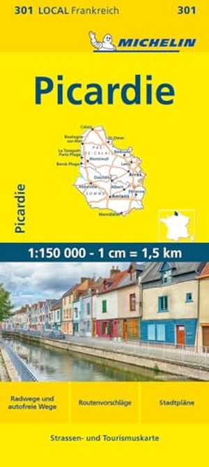 Michelin Picardie - Straßen- und Tourismuskarte 1:150.000; Auflage 2023. Michelin Editions, 2023.