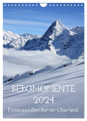 Bergmomente (Wandkalender 2024 DIN A4 hoch), CALVENDO Monatskalender