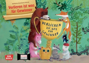 Grossmann-Hensel, Katharina. Verlieren ist was für Gewinner. Kamishibai Bildkartenset - Entdecken - Erzählen - Begreifen: Bilderbuchgeschichten. Wetteifern unter Waldtieren: Lustige Tiergeschichte zum Umgang mit Gefühlen. Don Bosco Medien GmbH, 2025.