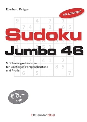Krüger, Eberhard. Sudokujumbo 46 - 5 Schwierigkeitsstufen - für Einsteiger, Fortgeschrittene und Profis. Bassermann, Edition, 2026.