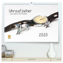 Uhraufzieher ... und andere Mini-Welten (hochwertiger Premium Wandkalender 2025 DIN A2 quer), Kunstdruck in Hochglanz