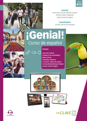 Santana Negrin, Leticia / Mendez Santos, Maria Del Carmen et al. Genial! - Libro del alumno y Cuaderno de actividades 4 (B1.2) + audio descarga. EnClave-ele, 2023.