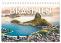 Brasilien - Karnevale, Fußball und Regenwälder. (Tischkalender 2025 DIN A5 quer), CALVENDO Monatskalender