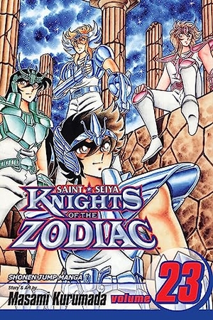 Kurumada, Masami. Knights of the Zodiac (Saint Seiya), Vol. 23 - Underworld: The Gate of Despair. Viz Media, 2008.