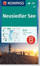 KOMPASS Wanderkarte 215 Neusiedler See 1:50.000